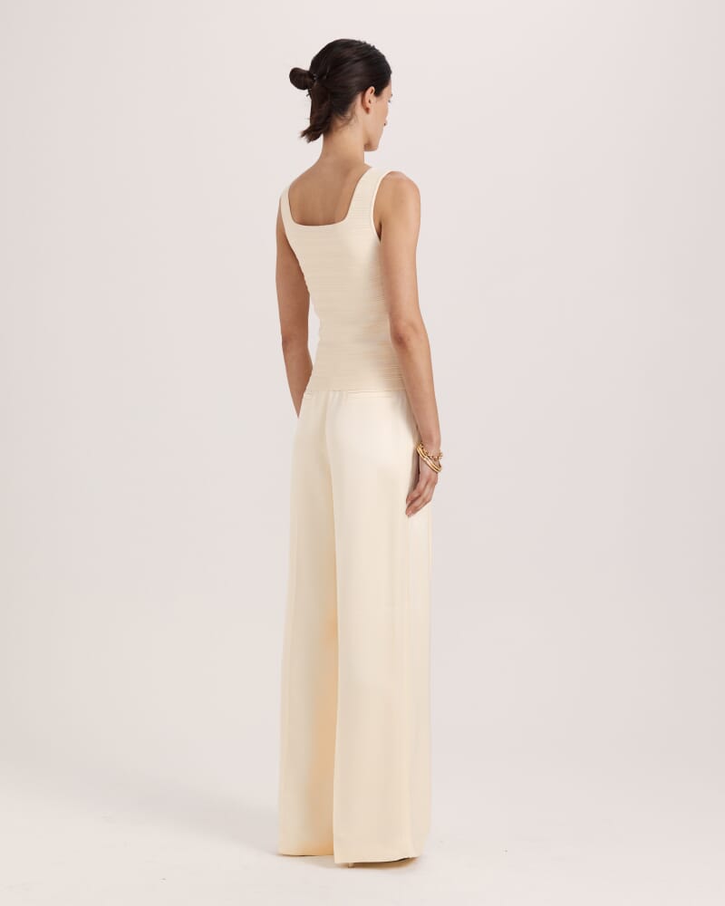 Vicky Milano Knit Tank in LEMON