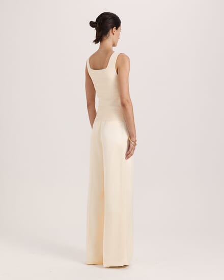 Vicky Milano Knit Tank in LEMON