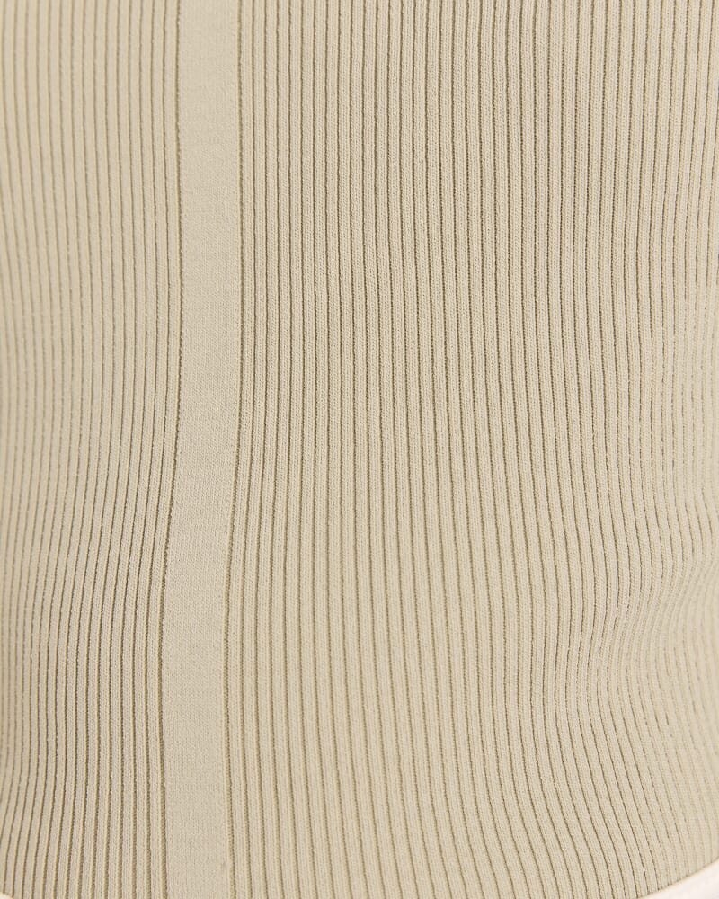 Vicky Rib Knit Top in SAGE