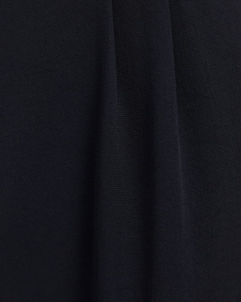 Dharma Pleat Front Pant in BLACK