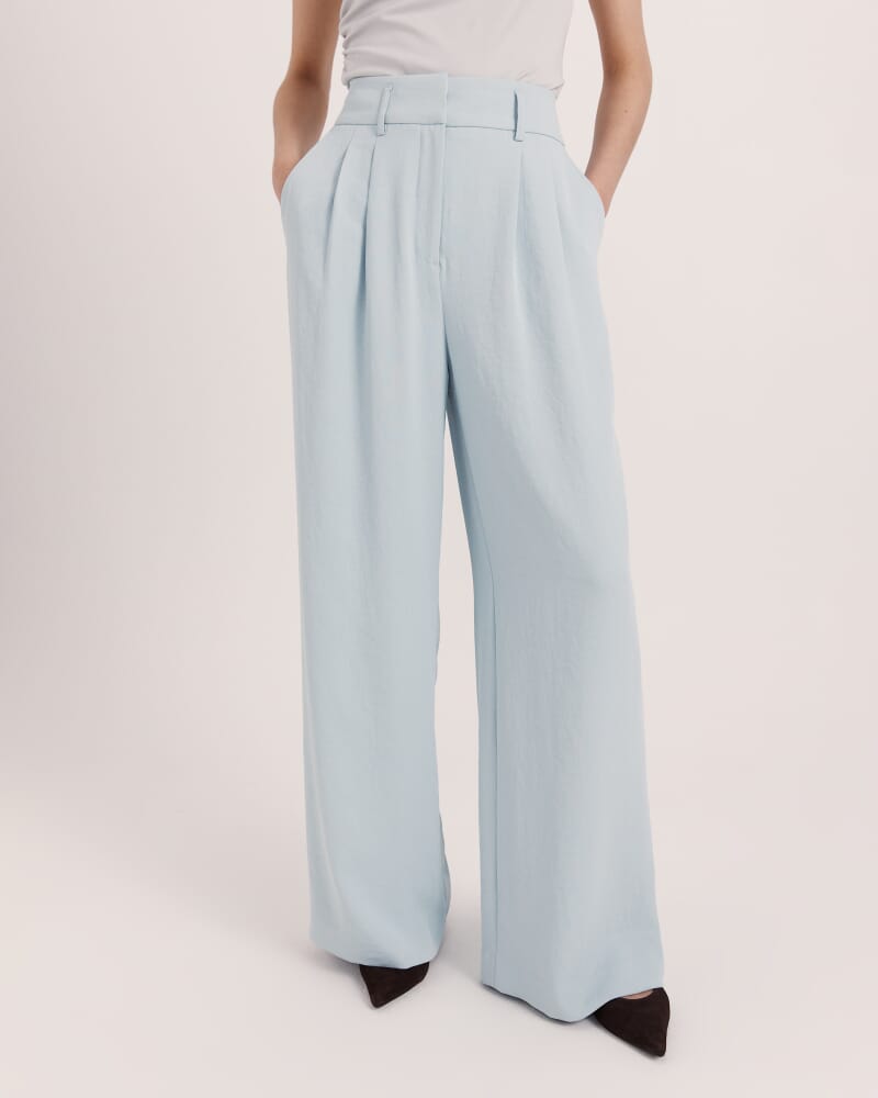 Dharma Pleat Front Pant in SPEARMINT