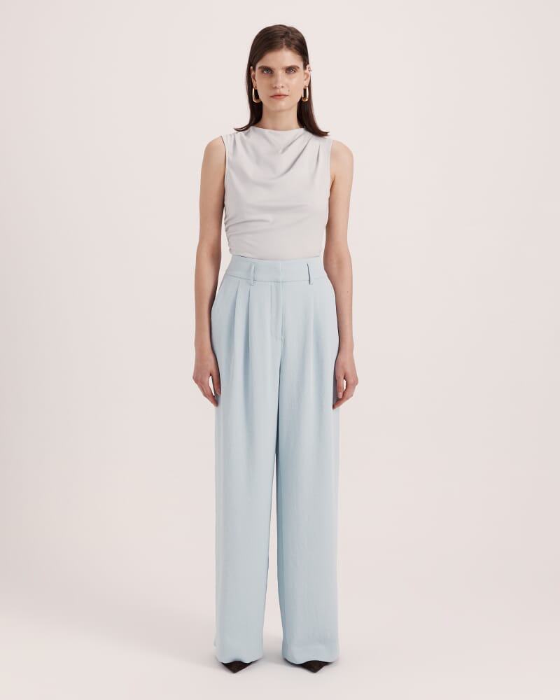 Dharma Pleat Front Pant in SPEARMINT