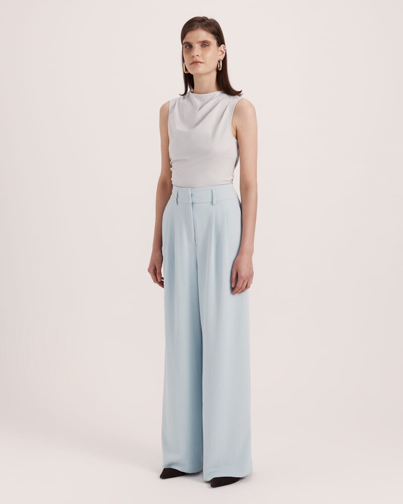Dharma Pleat Front Pant in SPEARMINT