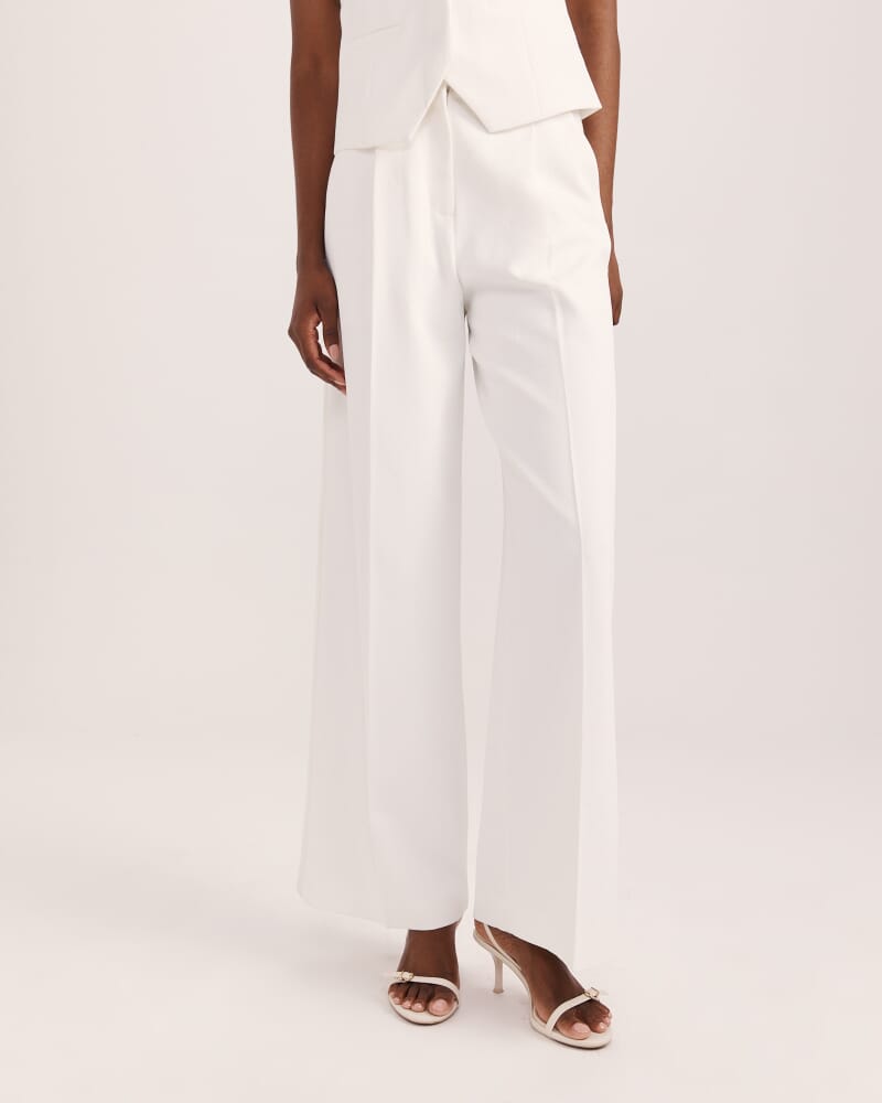 Dharma Pocket Pleat Front Pant in ALABASTER