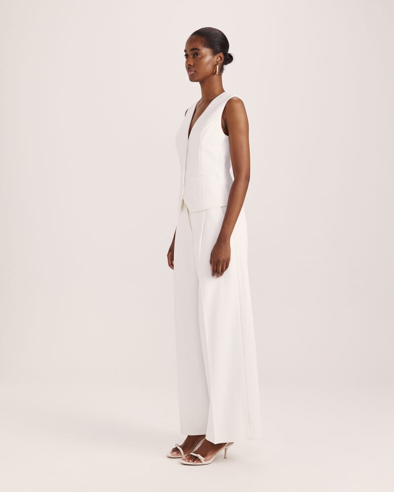 Dharma Pocket Pleat Front Pant in ALABASTER