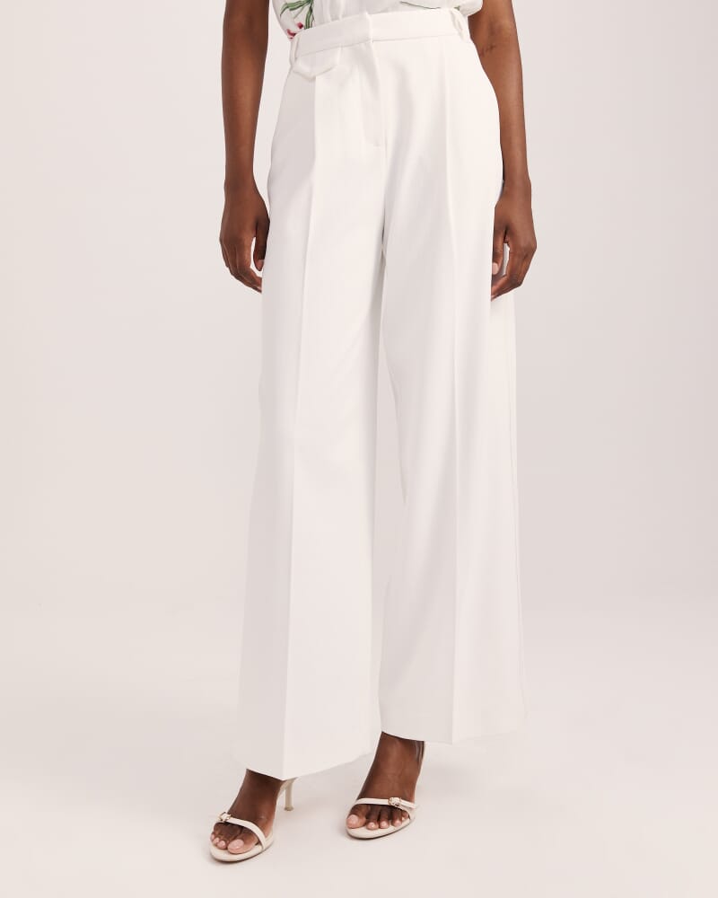 Dharma Pocket Pleat Front Pant in ALABASTER
