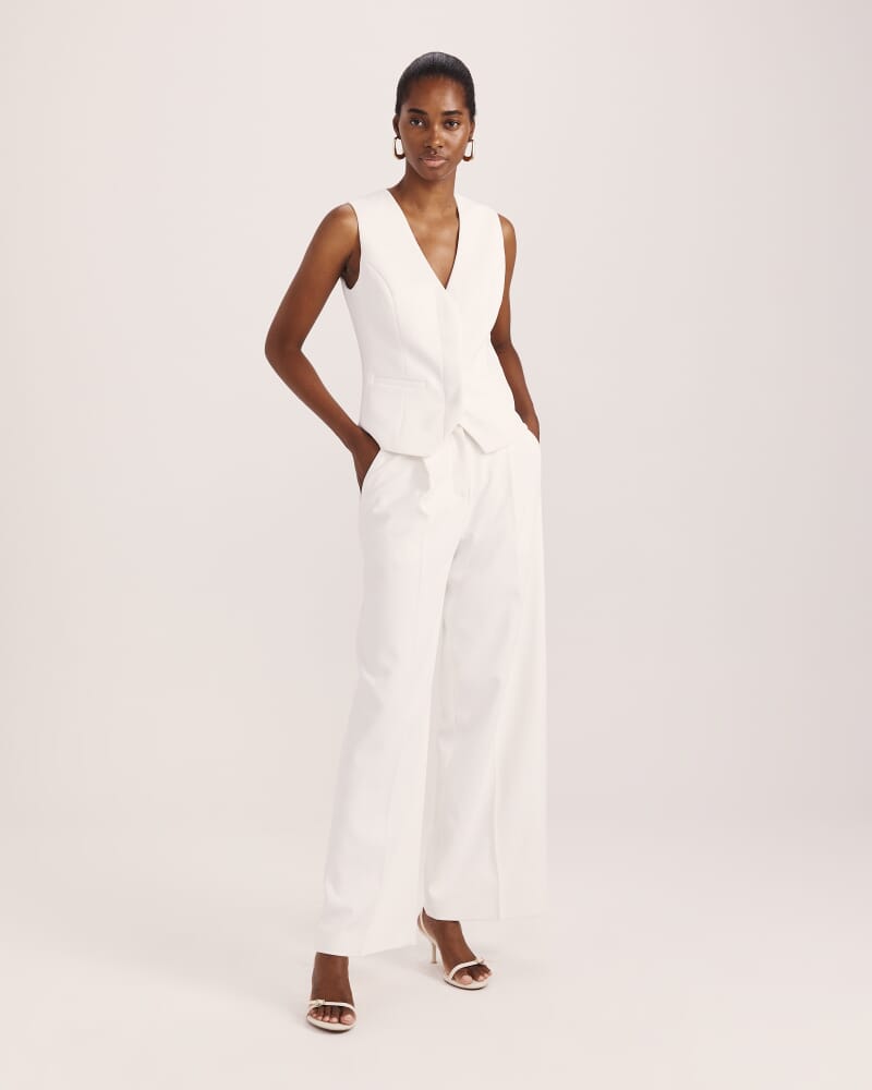 Dharma Pocket Pleat Front Pant in ALABASTER
