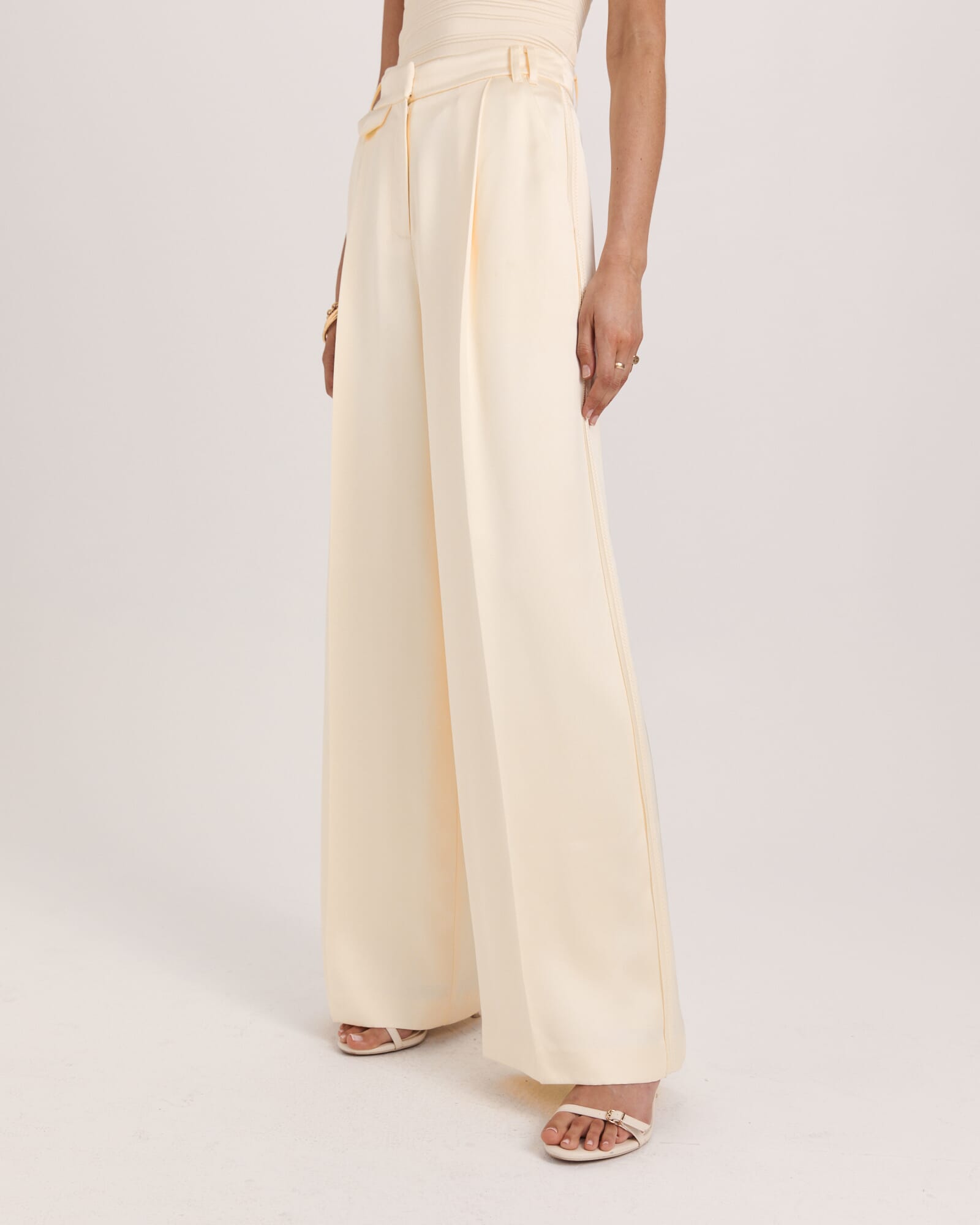 Nevine Pleat Front Pant