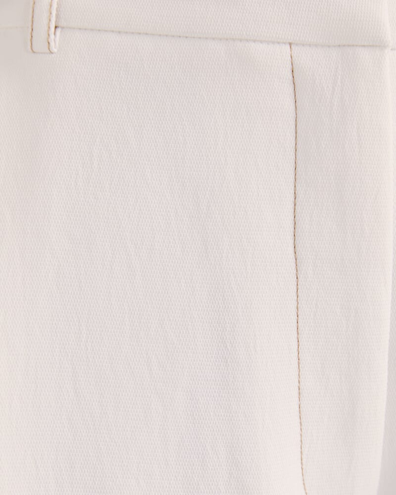 Dharma Tuck Front Culotte in ALABASTER