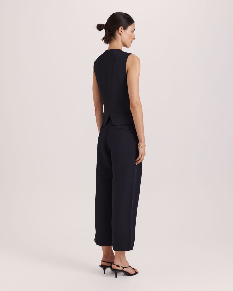 Dharma Tuck Front Culotte in BLACK