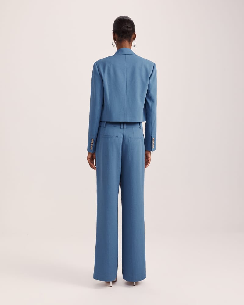 Dharma Wide Leg Pant in BLUE STEEL