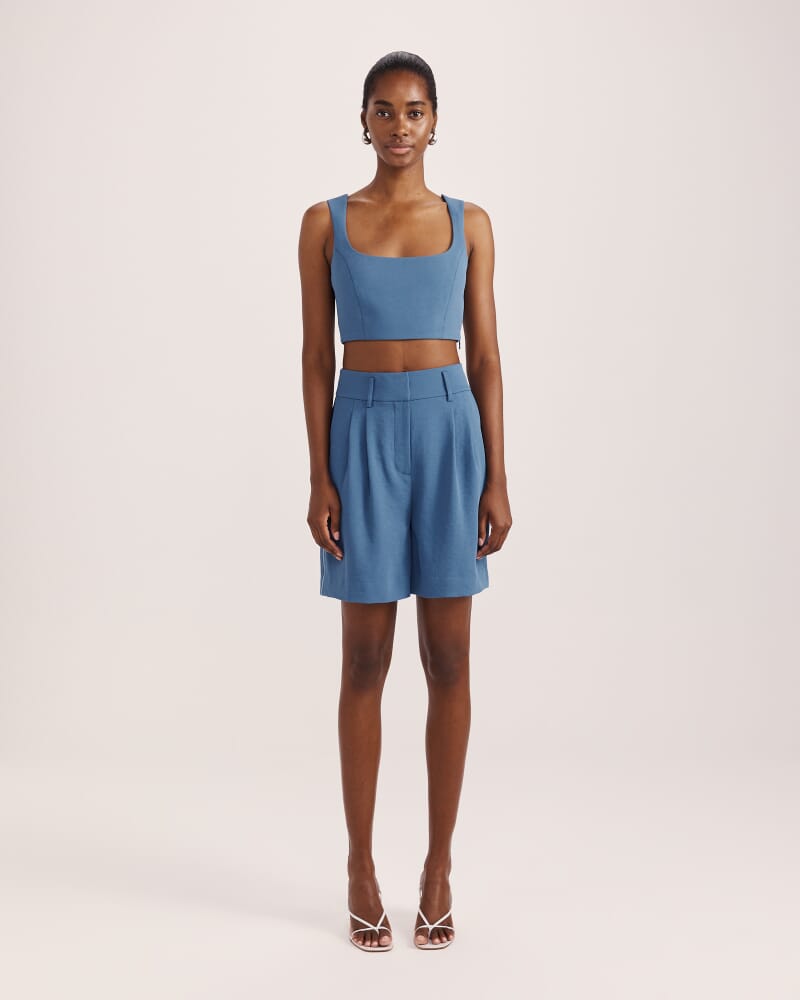 Dharma Bermuda Short in BLUE STEEL