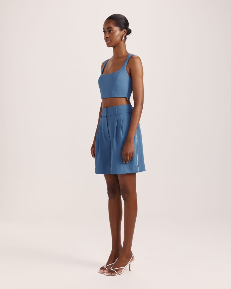 Dharma Bermuda Short in BLUE STEEL