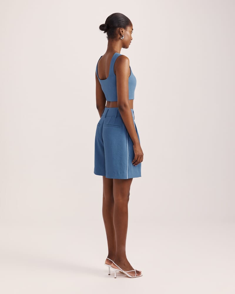 Dharma Bermuda Short in BLUE STEEL