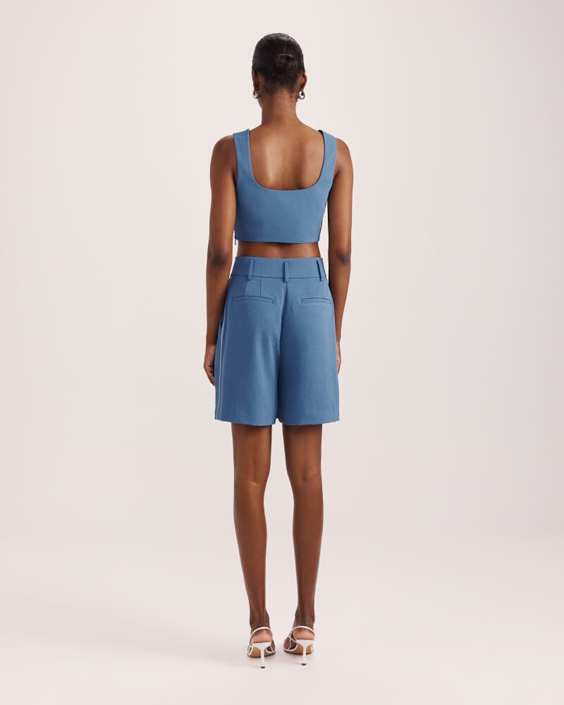 Dharma Bermuda Short in BLUE STEEL