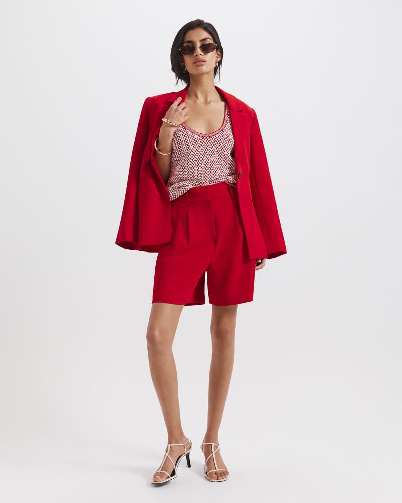 Dharma Bermuda Short in CRIMSON