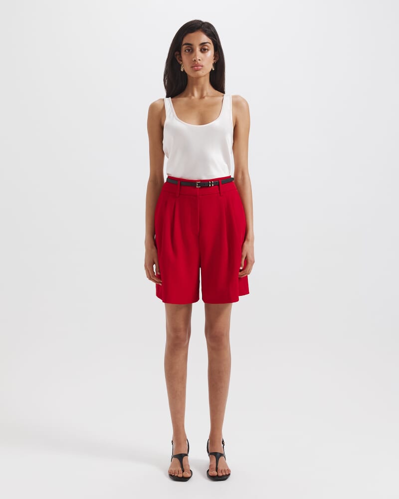 Dharma Bermuda Short in CRIMSON
