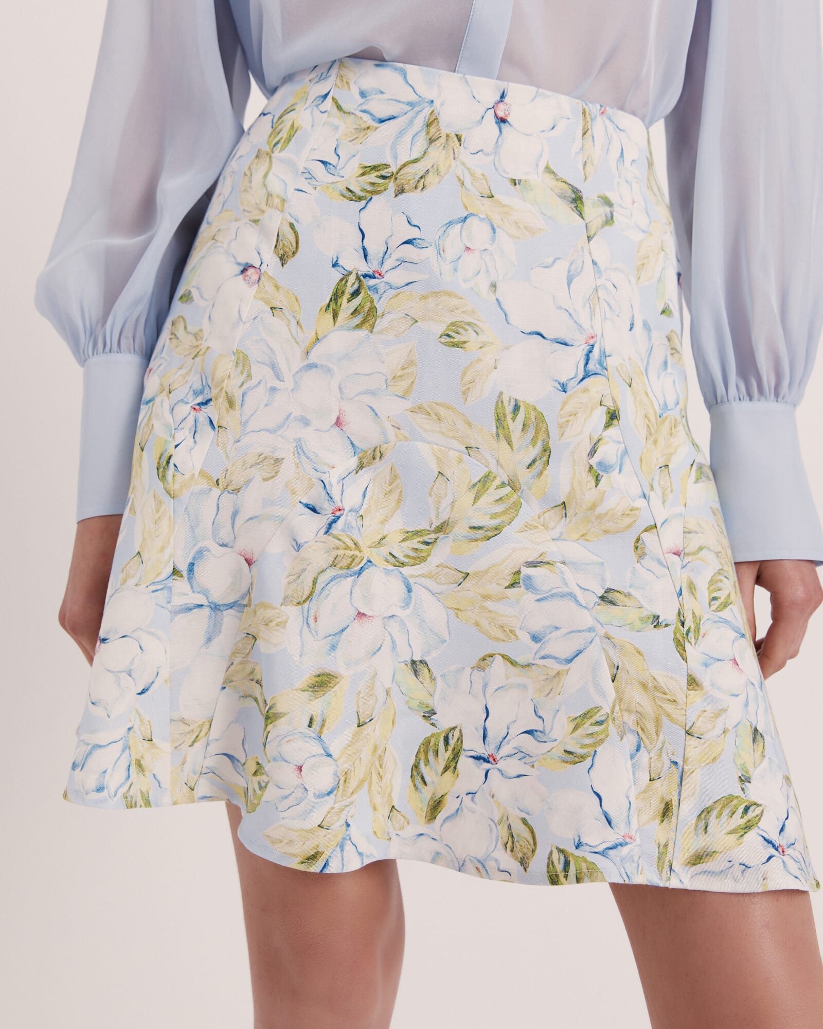 Florentine Godet Mini Skirt