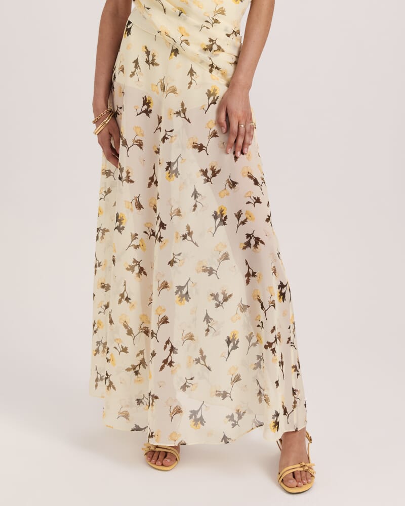 Chandelier Silk Skirt in MULTI