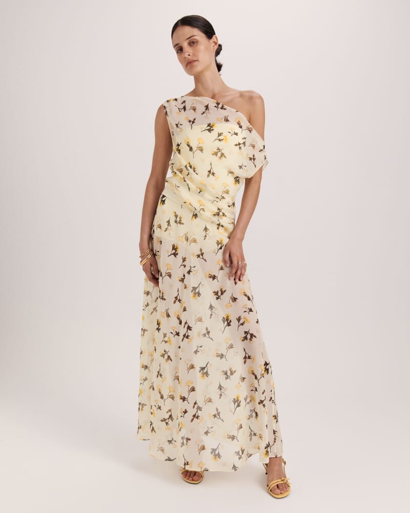 Chandelier Silk Skirt in MULTI