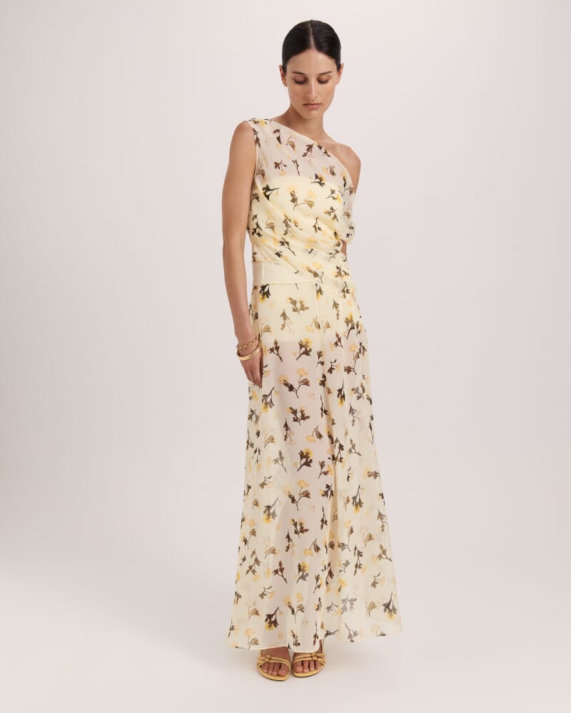 Chandelier Silk Skirt in MULTI