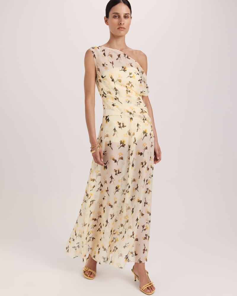 Chandelier Silk Skirt in MULTI