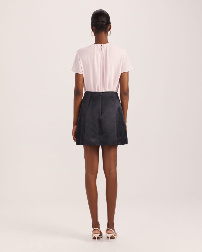 Saint Jean Mini Skirt in BLACK MULTI