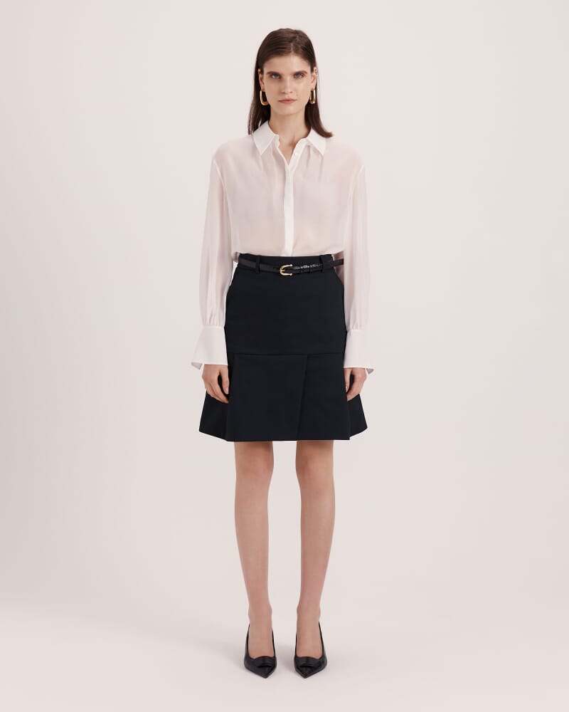 Tia Suit Skirt in BLACK