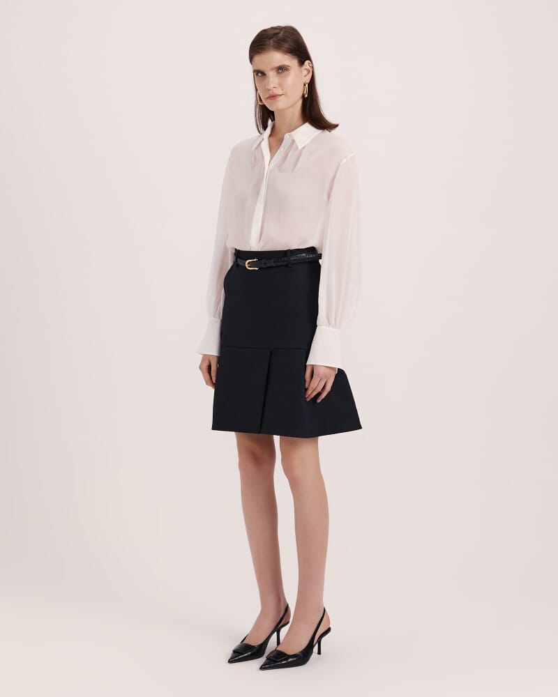 Tia Suit Skirt in BLACK
