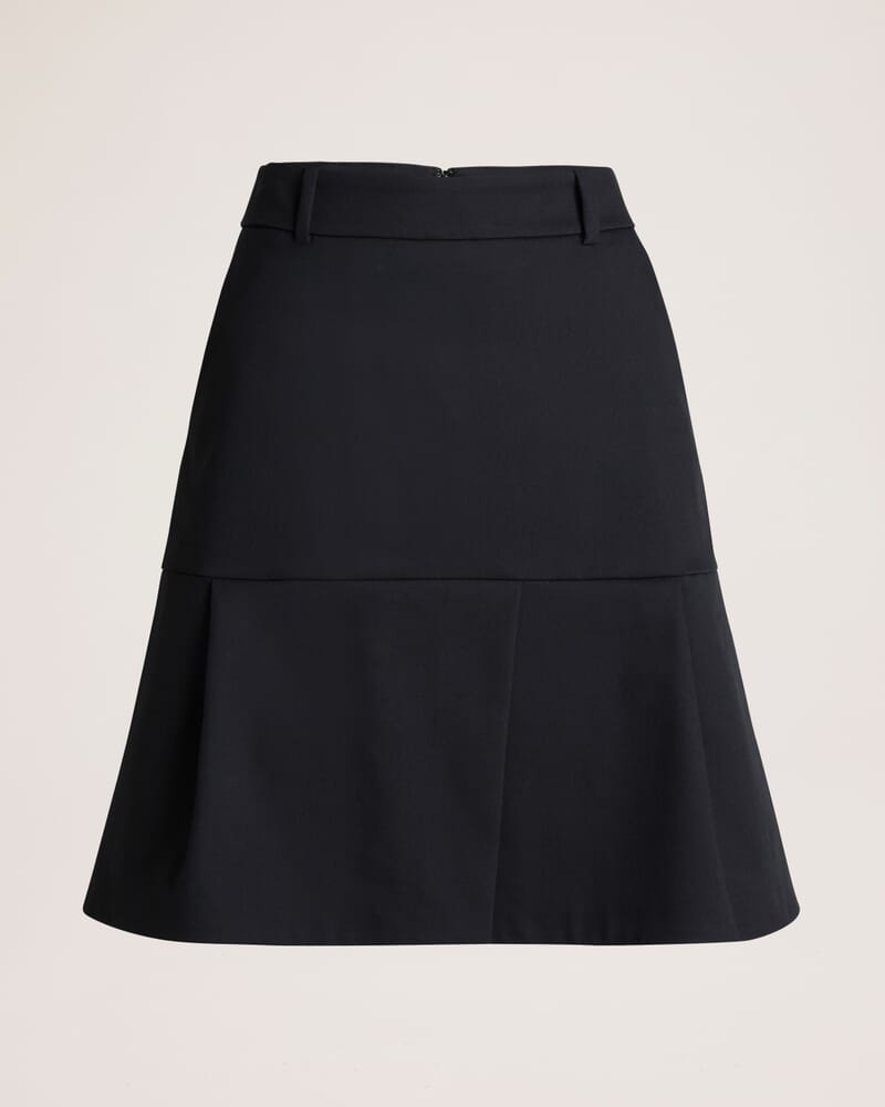 Tia Suit Skirt in BLACK