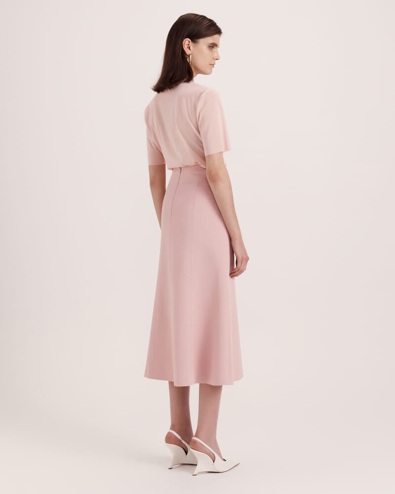 Dharma Panel Midi Skirt in ROSE