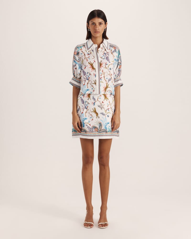 Riviera Mini Skirt in MULTI