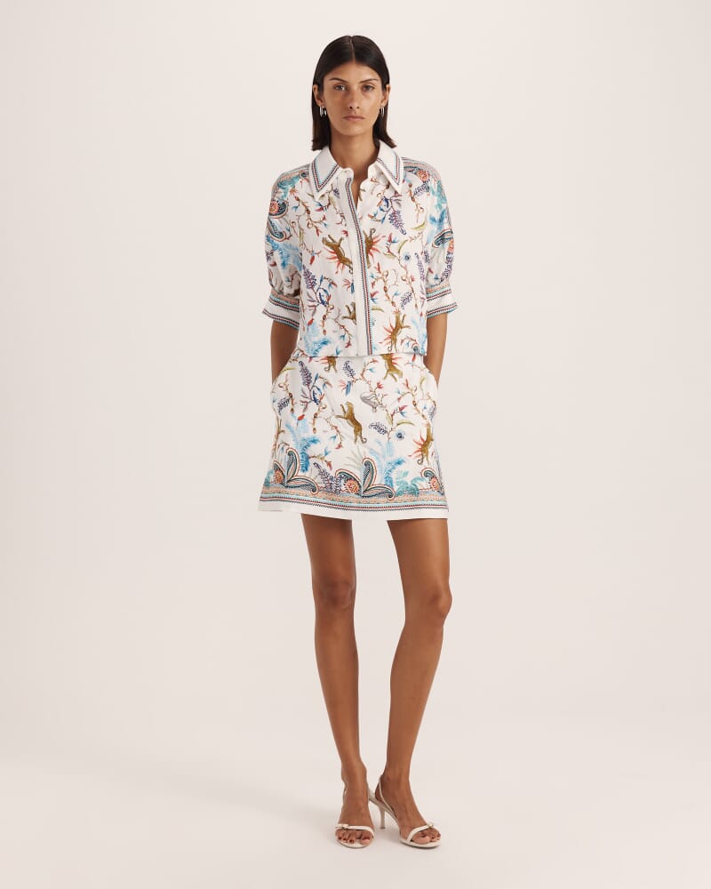 Riviera Mini Skirt in MULTI