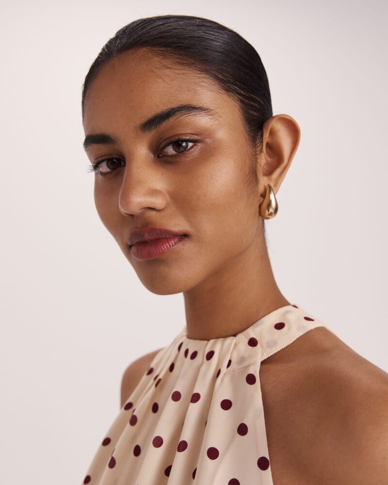 Tilda Silk Sleeveless Top in MULTI