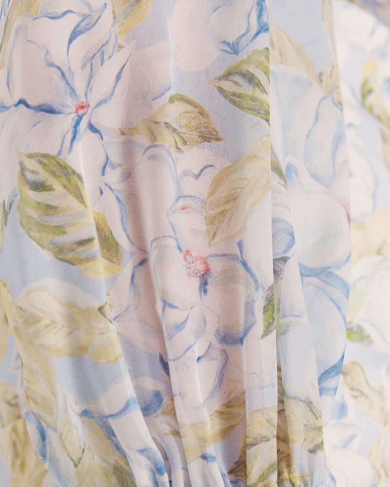 Florentine Silk Chiffon Shirt in MULTI