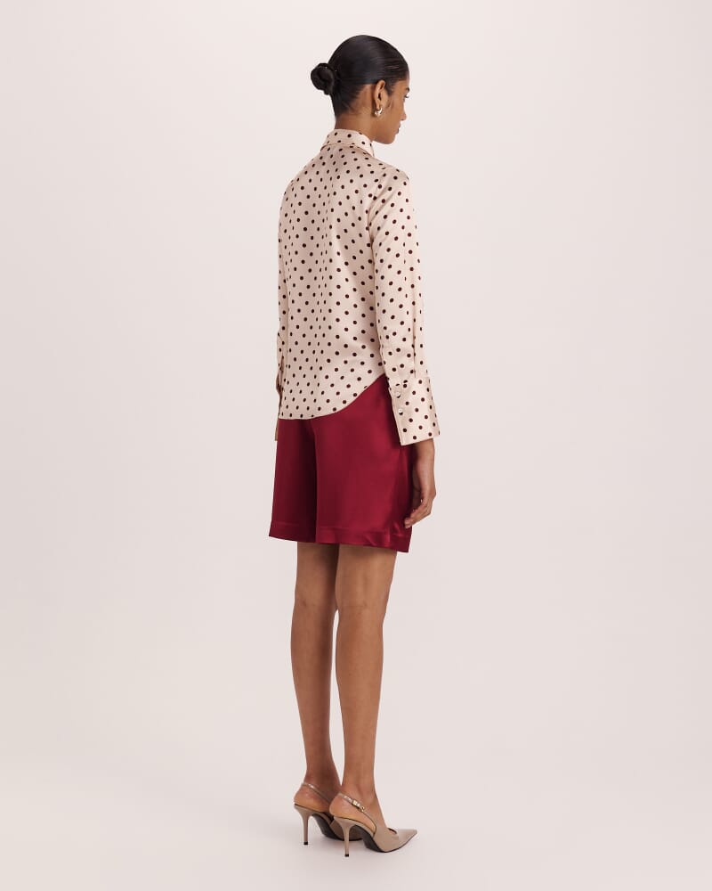 Tilda Spot Shirt in RED MULTI