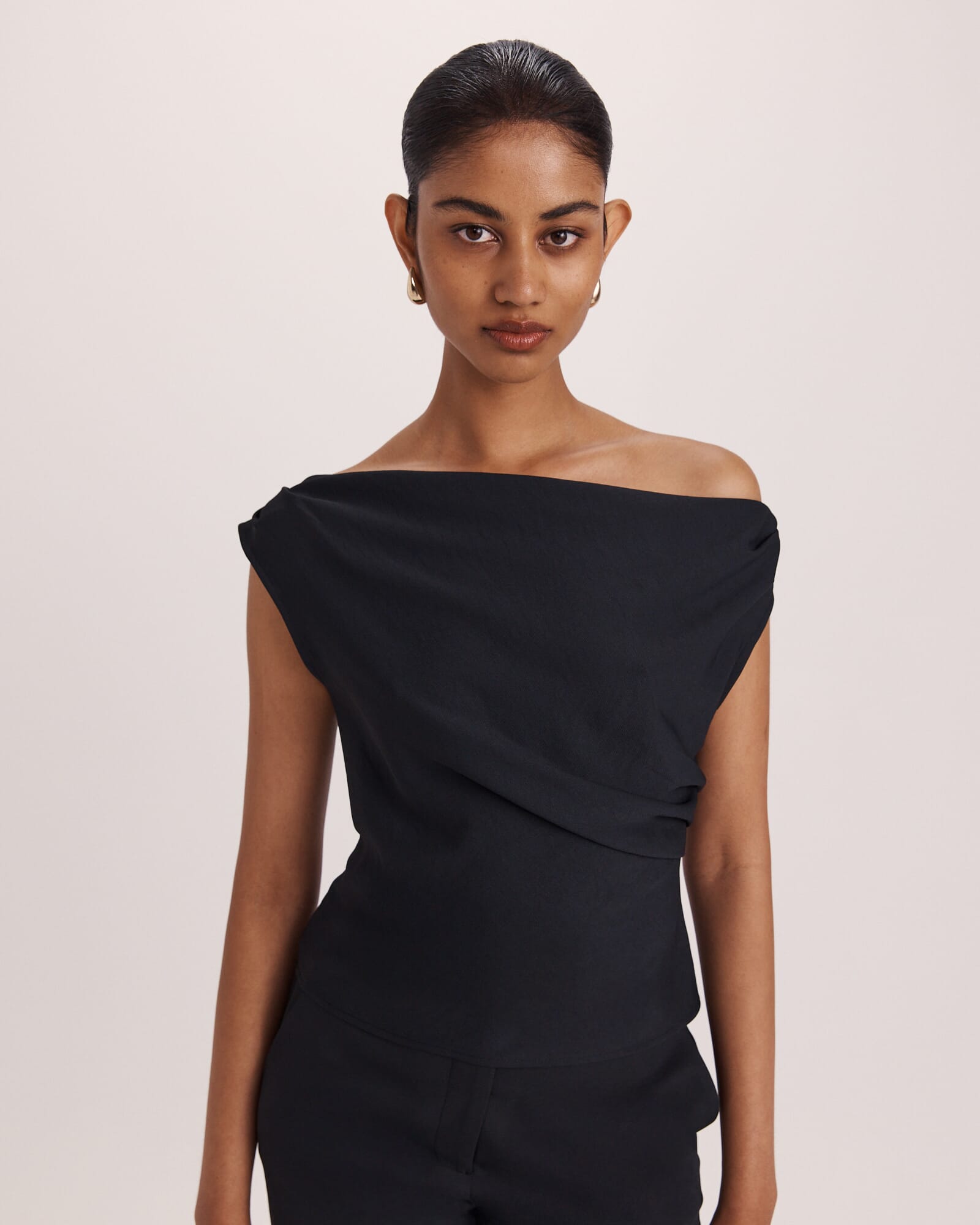 Dharma Off Shoulder Drape Top