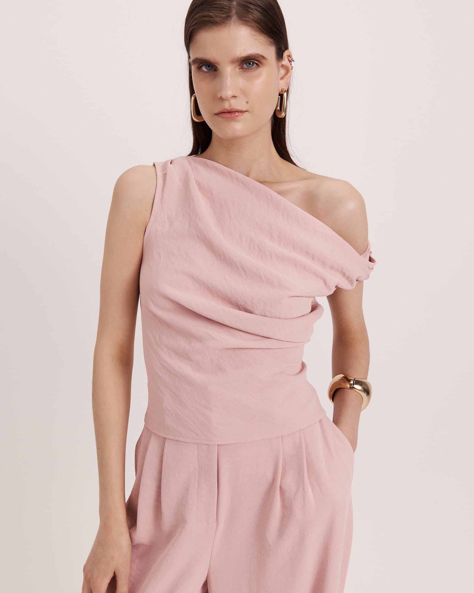 Dharma Off Shoulder Drape Top