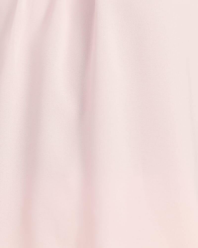 Willa Tuck Detail Short Sleeve Top in PALE PINK