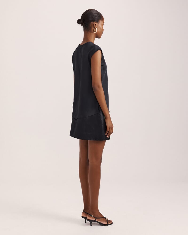 Harper Shell Top in BLACK