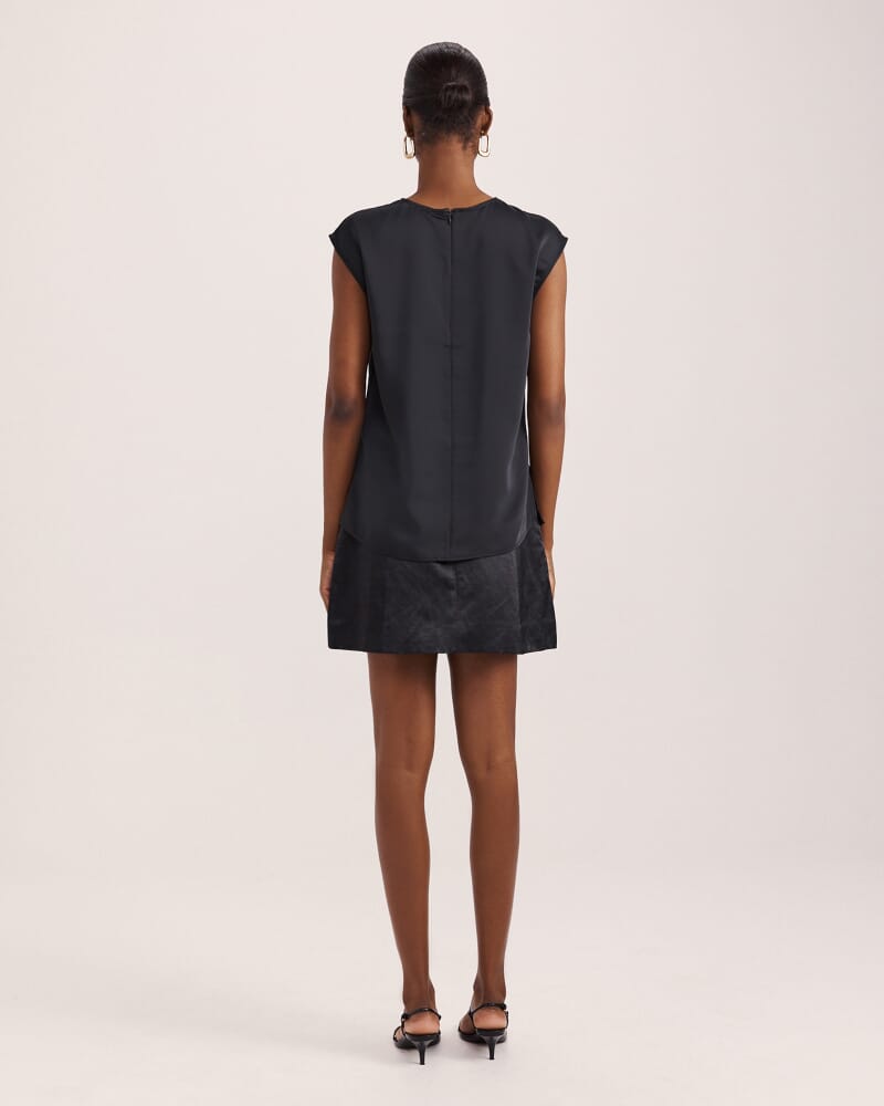 Harper Shell Top in BLACK