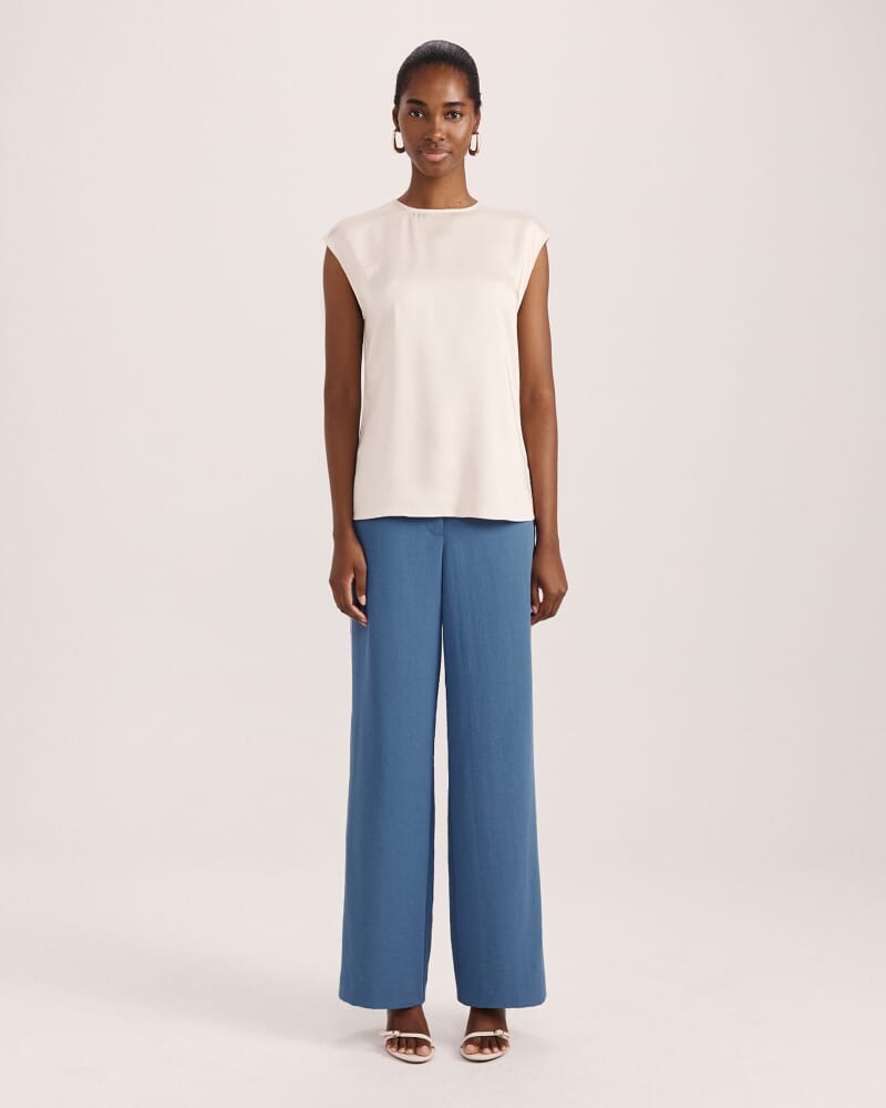 Harper Shell Top in MILK