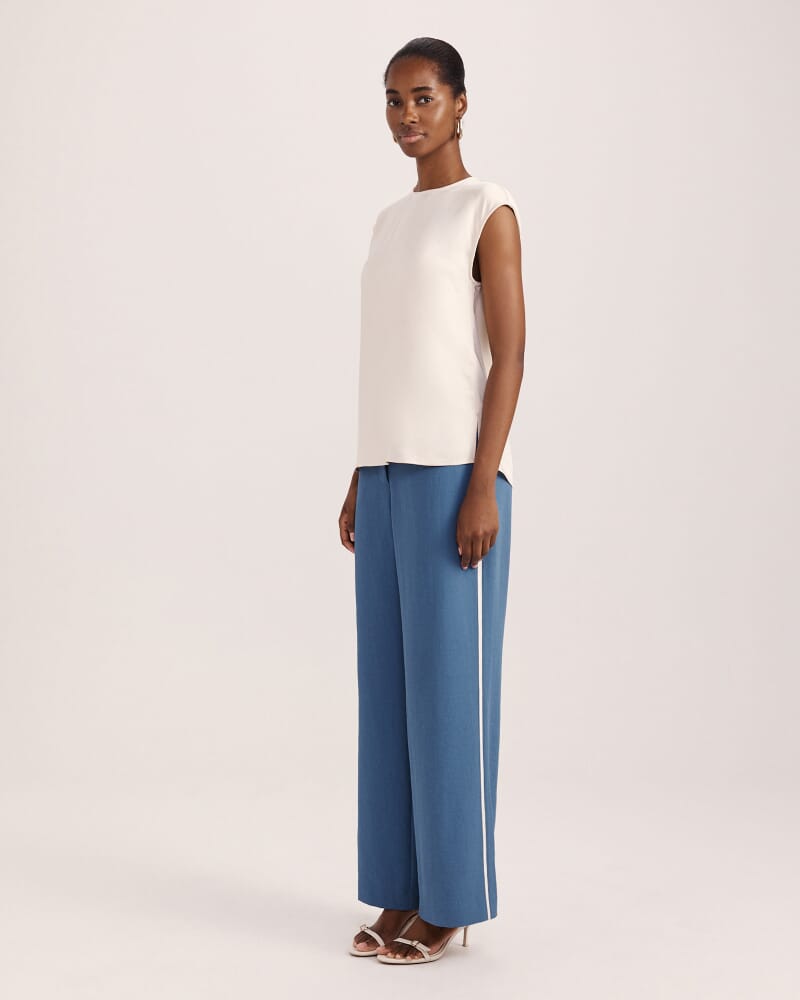 Harper Shell Top in MILK