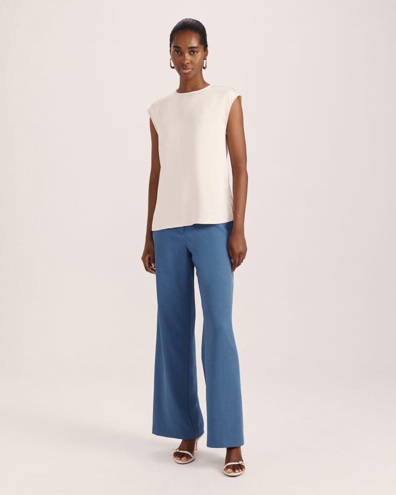 Harper Shell Top in MILK