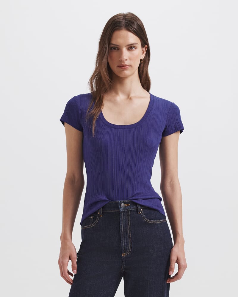 Sabine Short Sleeve Tee in MARINE