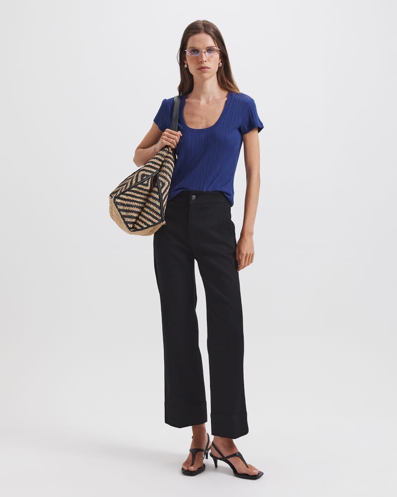 Sabine Short Sleeve Tee in MARINE