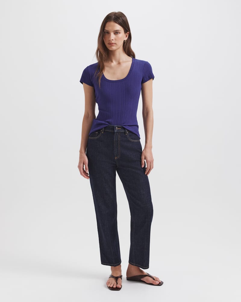 Sabine Short Sleeve Tee in MARINE