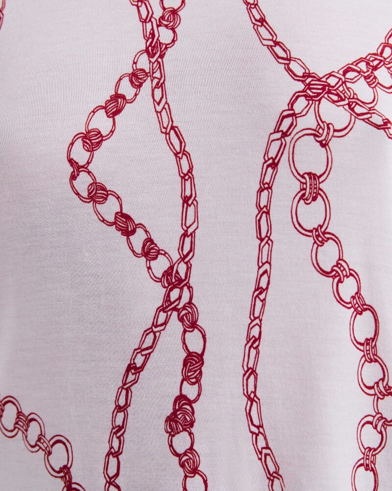 Chain Aida Tee in PINK MULTI