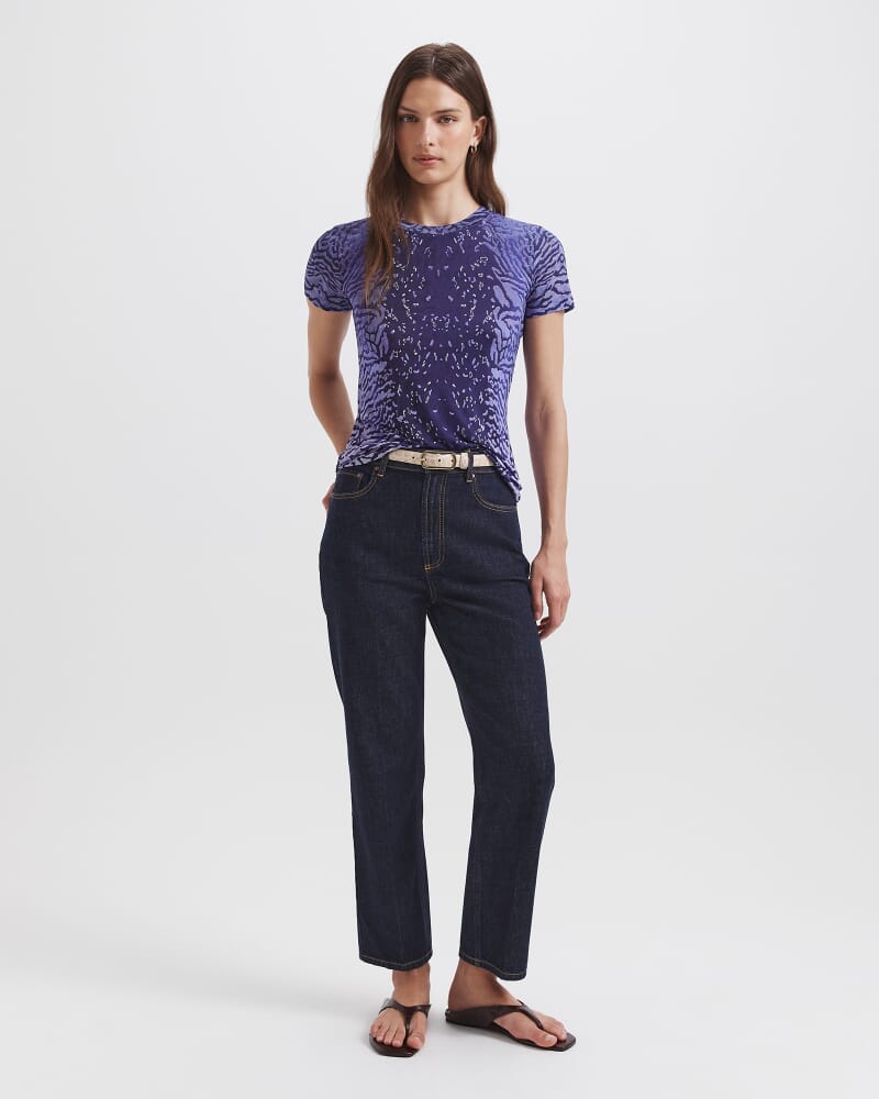 Marine Aida Tee in BLUE MULTI