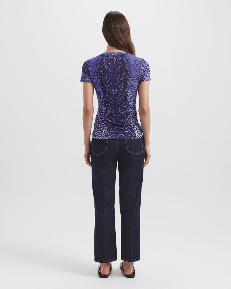 Marine Aida Tee in BLUE MULTI